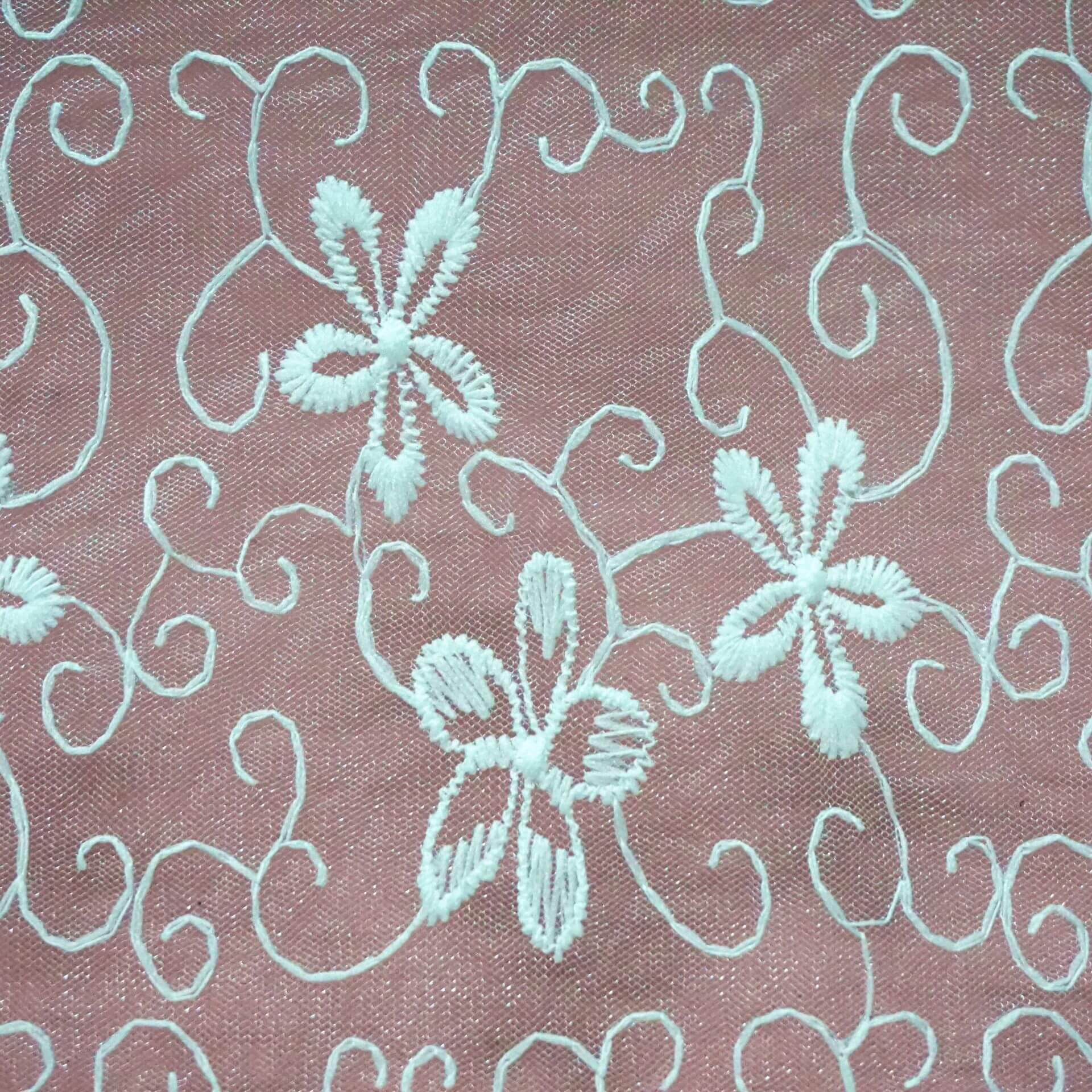 Milk Silk Dress Evening Embroidered Fabric for Women's Wear Wholesale 3